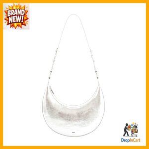 Vegan Leather Saddle Bag Adjustable Strap Minimal Chic Crossbody Purse